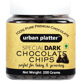 Urban Platter Special Dark Chocolate Chips  Jar  200 grams